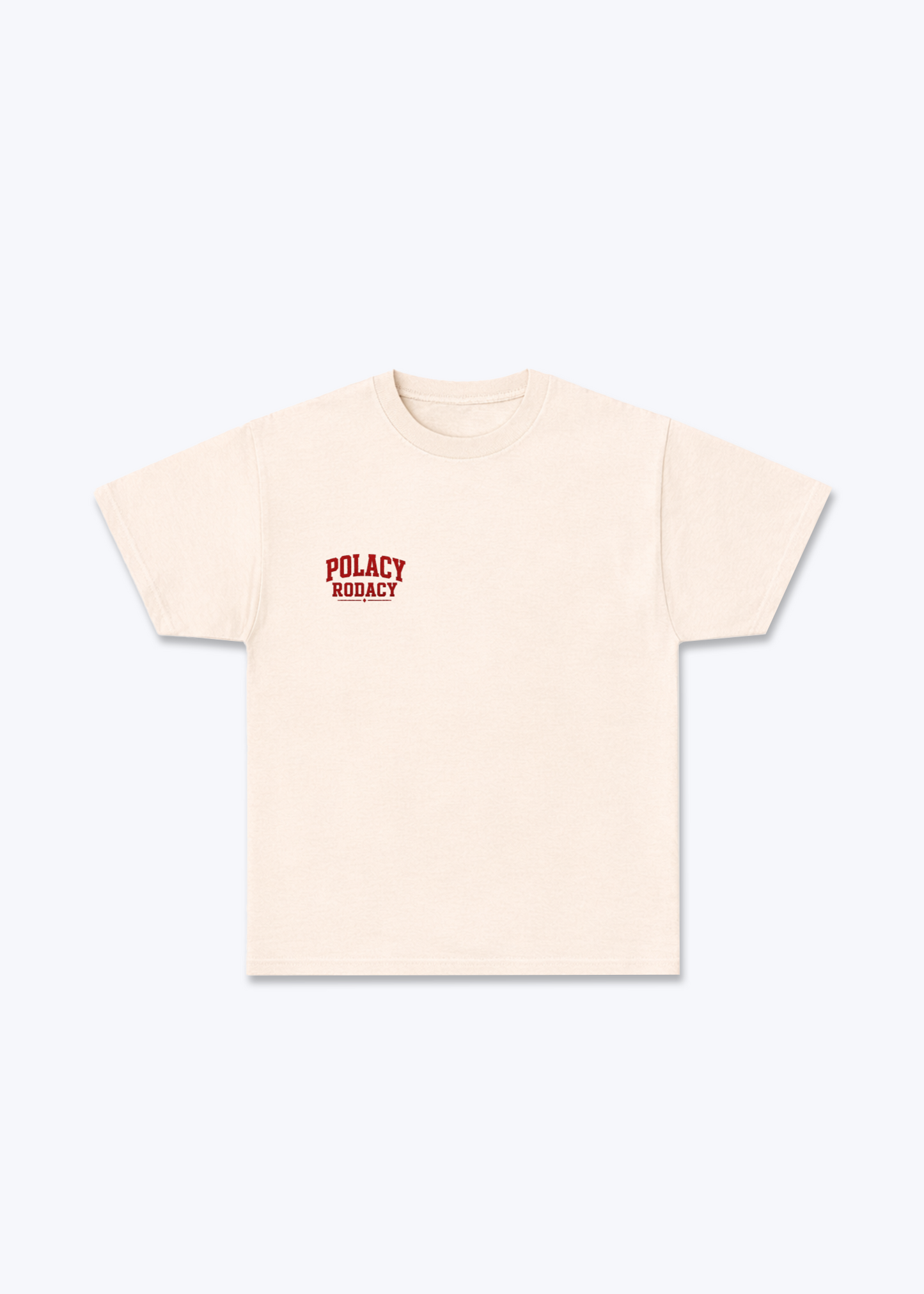 Polskie Potrawy Regular Shirt - Beige Front (Designed)